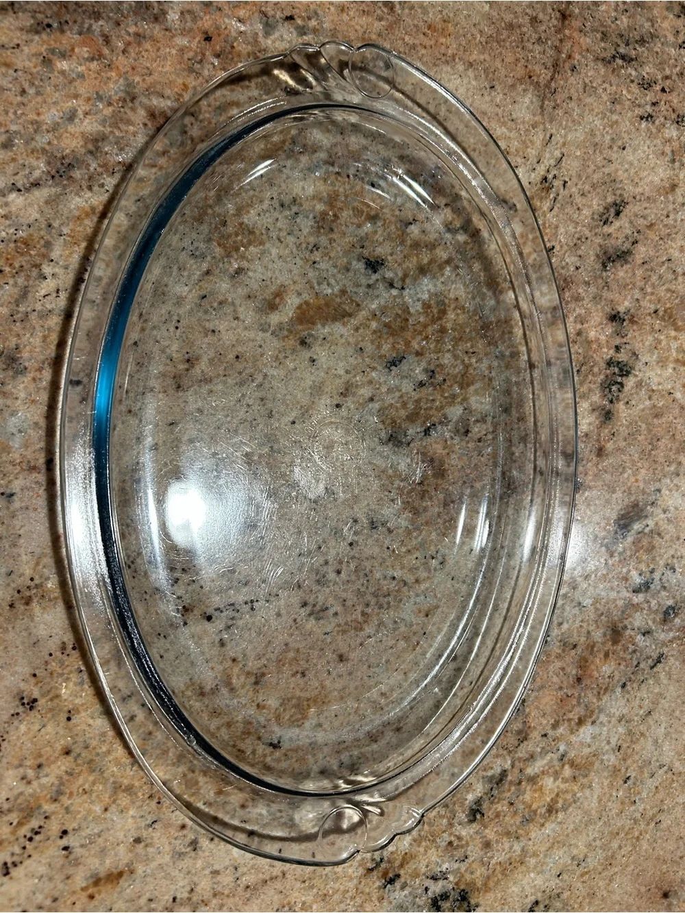 Pyrex TM #812 Oval Clear Glass Lid to Bake-and-Broil Fits #053 ; Fits #043 1.5Qt